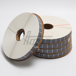 Gris foncé PET 30*30mm 19500 pièces quantité par plaque pièce étiquette à gratter carte à gratter mot de passe autocollant étiquette Anti-contrefaçon - Product Image 3