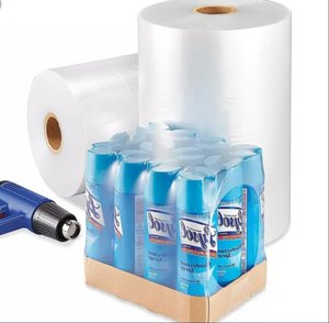 Embalaje LDPE suave opaco resistente rollo de envoltura retráctil películas translúcidas para agua Mineral y latas de cerveza embalaje de bebidas - Product Image 1
