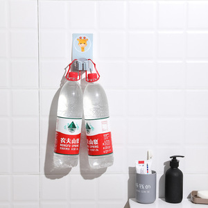 No Drill Cartoon <b>Mop</b> Hooks <b>Wall</b> Mounted Strong Adhesive For Bathroom Toilet Cleaning Supplies - Product Image 3