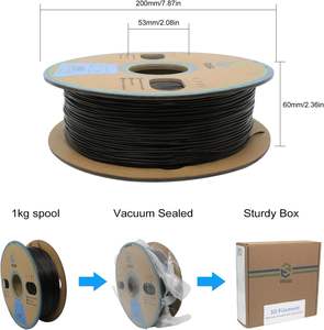 Filament 3D YOUSU <span class=keywords><strong>TPU</strong></span> mat 1,75 mm 1 kg, sans déformation et diamètre de précision, filament flexible 65A/75A/85A/95A pour imprimantes 3D - Product Image 6