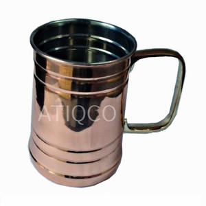 Nouveau Style chinois métal cuivre tasse moderne fer laiton Moscou Mule tasse attrayant métal tasse meilleure vente fabriqué en Inde - Product Image 4