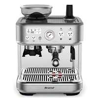Anbolife - Cafetera Espresso con Bomba ULKA de 15 Bares, Control de Temperatura PID, Portafiltro de 58 mm, Molinillo Integrado de 250 g, OEM ODM