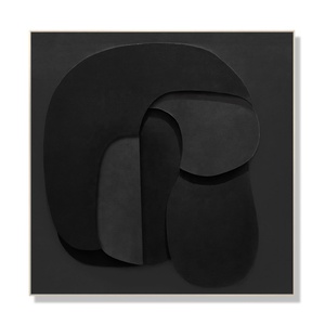 Pittura astratta 3D arte della parete di arte della parete della tela di arte astratta colorata della parete - Product Image 1