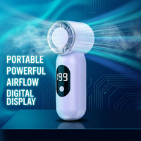 Ventilateur portable sans pales à piles, mini, vert, avec logo personnalisé, idéal pour la voiture et la maison, modèle 2024 - Meilleures ventes