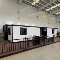 Casa Contenedor Expandible Moderna de Alta Calidad, Casa Móvil Modular Prefabricada