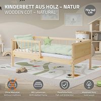 Neues Design Maßgefertigtes Montessori-Bett Holz-Babybetten Massivholz-Haus Einzelbett für Kinder und Kleinkinder