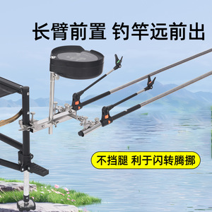 ที่วางคันเบ็ดสแตนเลสแบบติดผนัง ดีไซน์สามช่อง พกพาสะดวก - Product Image 3