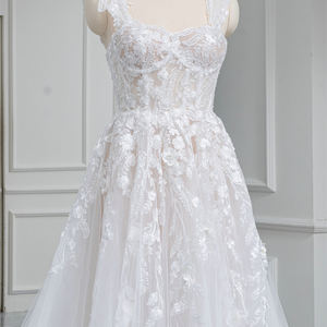 Jancember RL307 robes de mariée élégantes chérie A-ligne pour femmes - Product Image 3