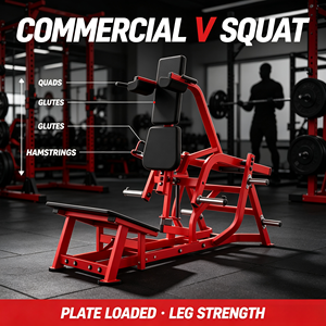 Máquina de Sentadillas con Placas de Peso Xinrui, Equipo de Gimnasio <span class=keywords><strong>Hammer</strong></span> Strength Super Hack <span class=keywords><strong>Squat</strong></span> para Entrenamiento de Músculos de Pierna - Product Image 1