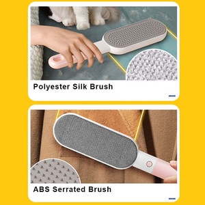<span class=keywords><strong>Brosse</strong></span> anti-poils KingHon pour animaux de compagnie avec base autonettoyante, poignée améliorée, <span class=keywords><strong>brosse</strong></span> <span class=keywords><strong>à</strong></span> fourrure double face - Product Image 5