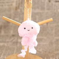 Porte-clés Océan Adorable : Mini Peluche Mignonne, Breloque Tortue et Crabe en Peluche pour Clés