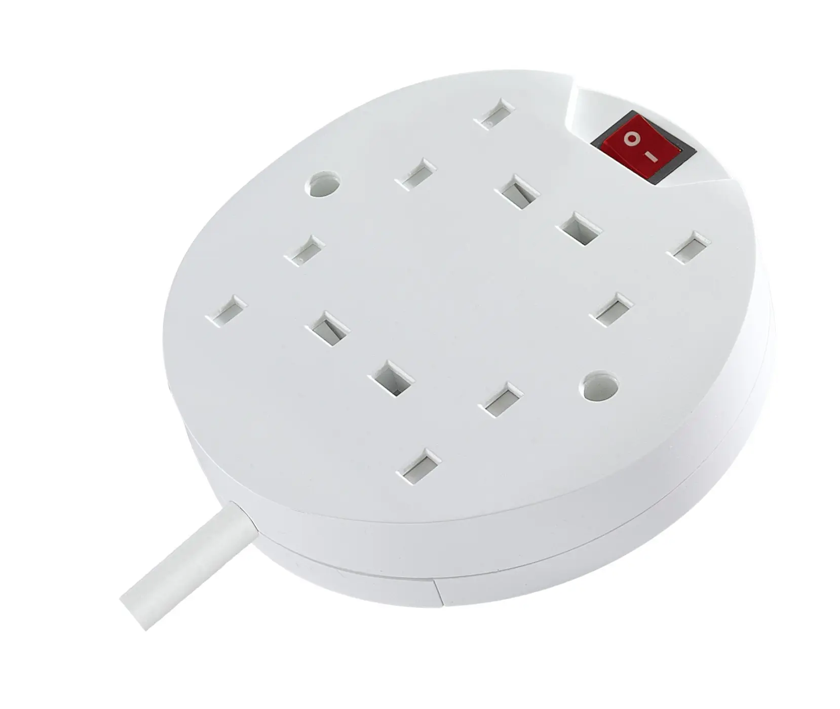 Creative circular socket Tabletop Round Shape USB Charging Electric Power Board Extension Lead Socket
