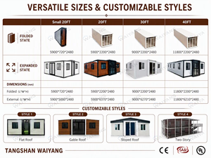 Casa Container Modulare Pieghevole ed Espandibile con Cucina e Bagno, Pronta per Essere Abitata, Personalizzabile, Produzione Diretta - Product Image 5