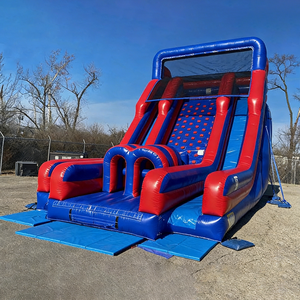 Toboggan gonflable d'extérieur commercial en PVC durable pour l'escalade, idéal pour les parcs d'attractions et les aires de jeux pour enfants - Product Image 2