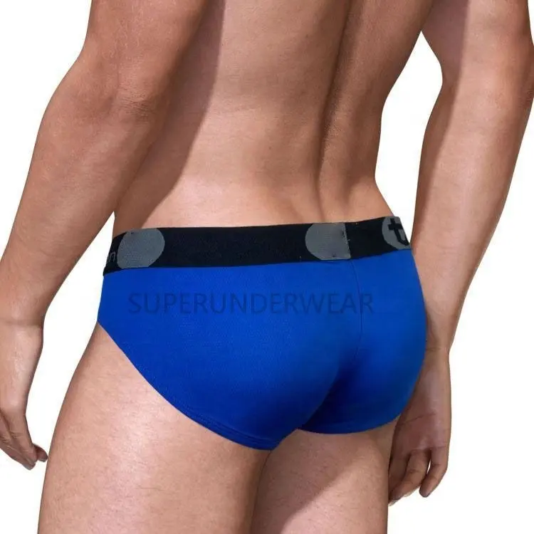 Personalizzato di alta qualità big boy pouch sexy slip da uomo slip estensibili da uomo foto di biancheria intima da uomo