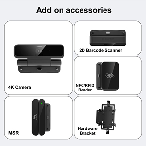 Kiosco de Autoservicio con Pantalla Táctil Interactiva Android de 32 Pulgadas para Montaje en Pared, para Supermercados, Restaurantes y Hoteles, con Sistema de Pago y Pedidos, MSR y NFC - Product Image 5
