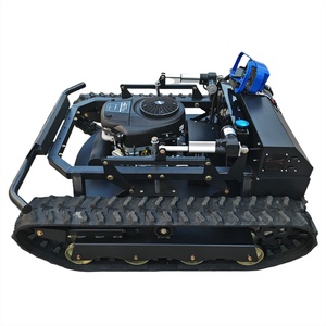 bibo Strong Power All Terrain Grass Cutting Machine Agriculture Upgraded Rubber <b>Tracks</b> <b>Remote</b> Lawn <b>Mower</b> 810-90A - Product Image 3