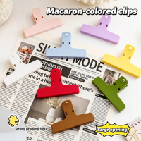 Clips magnétiques couleur macaron, pour l'apprentissage et le bureau, clips de rangement suspendus, supports pour papiers et documents, clips pour mémos