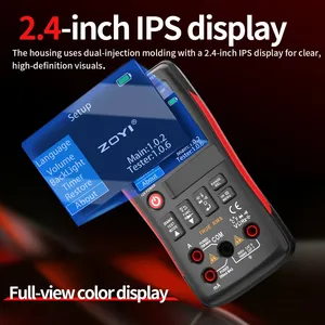 ZOYI ZT-XT1 2-in-1 High True RMS มัลติมิเตอร์เครื่องทดสอบทรานซิสเตอร์จอแสดงผลดิจิตอลแรงดันไฟฟ้าความต้านทานไดโอดความจุ - Product Image 6