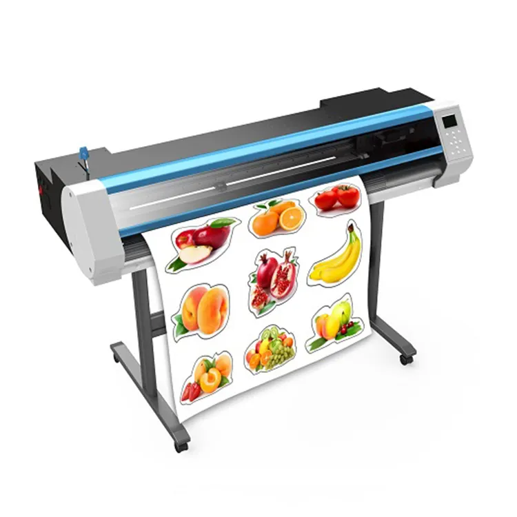 Impresora multifunción de alta velocidad, máquina de impresión y corte de solvente ecológico de 24 pulgadas, a3
