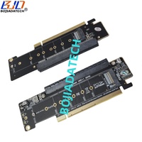 Carte d'extension adaptateur SSD NVMe M.2 2280 22110 double NGFF PCI-E 4.0 X16 vers 2 * NGFF, bifurcation PCIe X4X4 pour carte mère, vente en gros d'usine, en stock