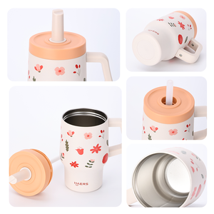 แก้วน้ำสแตนเลสสองชั้นแบบมีโลโก้สั่งทำ น่ารัก ปลอดสาร BPA - Product Image 3