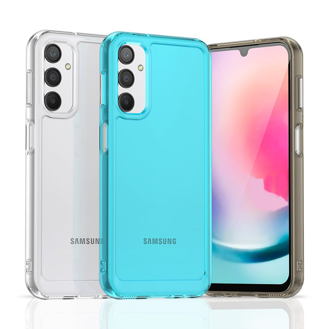 Mobile Phone Case Transparent for Samsung A24 4G Cover Galaxy A34 5G Back Cover Shockproof Tpu Cell Phone Candy Case