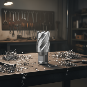 Scie à noyau Fervi avec fixation Weldon, diamètre 120 mm, pour la découpe des métaux - Product Image 2