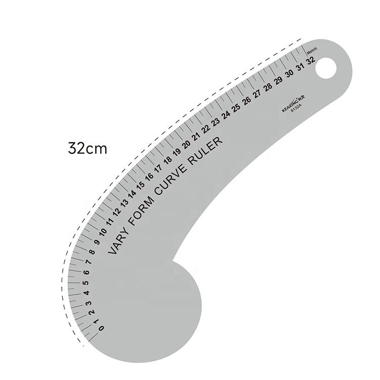 Règle à Courbes En Aluminium / Règle à Courbes En Métal Pour Vêtements / Règle à Couture Pour Emmanchures