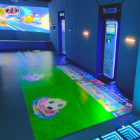 Nouveau design de projecteur interactif tout-en-un pour sol, avec écran tactile, système de jeu de projection intelligent
