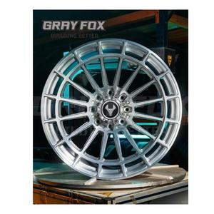 GRAYFOX Custom profondo concavo 17-24 pollici 5x120 5x112 argento spazzolato ruote forgiate per Benz BMW Audi Land Rover Maybach <span class=keywords><strong>Alfa</strong></span> <span class=keywords><strong>Romeo</strong></span> - Product Image 3