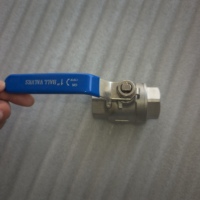Vanne à boisseau sphérique manuelle à deux pièces filetée Q11F-16P DN50 PN16, personnalisable OEM pour l'industrie chimique