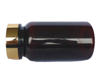 Vide pour bouteilles de capsule de pilule pharmaceutique en plastique PET transparent 100ml 150ml 200ml supplément comprimés de médecine étanchéité du bouchon à vis