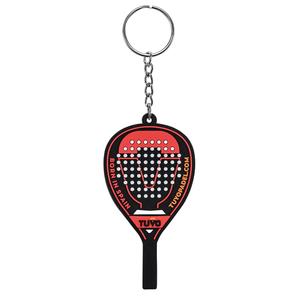 مخصصة عالية الجودة شعار مخصص Carabiner كرة التنس نموذج المفاتيح مطرز الشاطئ المطاط Padel الافضل - Product Image 2
