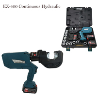 Pince à sertir hydraulique électrique continue rechargeable EZ-400 pour bornes en cuivre et en aluminium
