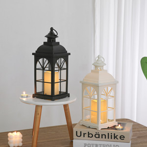 Linterna de Llama LED de Metal al por Mayor, Linterna Decorativa de Viento para Interiores y Exteriores, Lámpara Decorativa de <span class=keywords><strong>Chimenea</strong></span> para Decoración del Hogar y Hoteles - Product Image 2