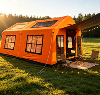 Tente de camping familiale gonflable de taille personnalisable, tente de camping tout temps pour l'extérieur