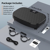 Plateforme vibrante verticale mince en ABS à prix de gros pour usage domestique, machine de massage fitness pour exercice corporel complet