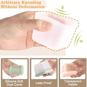 Nueva tendencia de fábrica, venta al por mayor, caja de almacenamiento sellada de grado alimenticio, fiambrera, contenedores de comida de silicona para aperitivos de bebé con tapa para viajar a casa - Product Image 2