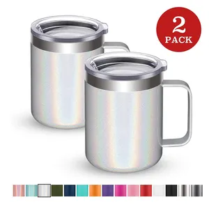 Best Seller Double Wall Stainless Steel Vacuum Insulated 10oz Beer Tumbler With Handle