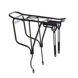 Porte-bagages arrière de vélo en tube métallique, installation durable, accessoire d'équipement pour VTT - Product Image 1