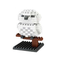 Microbloques de Animales 3D, Bloques de Construcción Educativos DIY, Modelo de Animal Simulado, Adorno de Escritorio, Venta al Por Mayor Personalizada