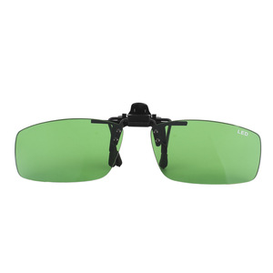 Led <b>Clip</b> On Safety Glasses Green Lens Anti Fog Plastic <b>Frame</b> For Lab Use - Product Image 1