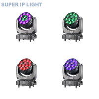 Luz Móvil de Cabeza Giratoria de 550W con 12 LED de 40W 4 en 1 para Fiestas, Bodas y Conciertos, Motor Trifásico, Sonido RDM, Auto CTO, RGBW, Zoom Wash