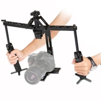 Stabilisateur manuel réglable à double cardan avec poignées ergonomiques pour appareil photo reflex numérique / caméra vidéo – Excellent retour d'expérience