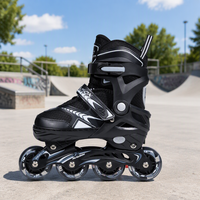 Patins à roulettes en aluminium réglables électriques pour hommes et femmes, sports de plein air, chaussures de patinage professionnelles, roues de patins à roulettes
