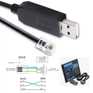 Sung Mãn USB RS232 Nối Tiếp Để RJ10 4P4C Cho Meade ETX-125 ETX-90 ETX-70 LXD-75 LX90