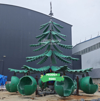 Manège Arbre de Noël autoportant à 32 places pour Fêtes Foraines et Carnavals
