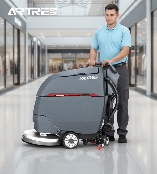 Professional Brand Electric Walk Behind Floor Scrubber Customized Industrial Scrubber Machine Floor Cleaning Equipment