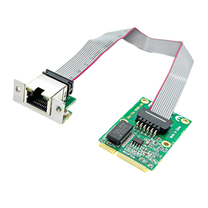 อินเทล ไอ 210 ชิปมินิ PCIe กิกะบิต RJ45 การ์ดเชื่อมต่อเครือข่าย <span class=keywords><strong>LAN</strong></span> อะแดปเตอร์อีเธอร์เน็ต 1000Mbps สำหรับคอมพิวเตอร์อุตสาหกรรม - Product Image 1